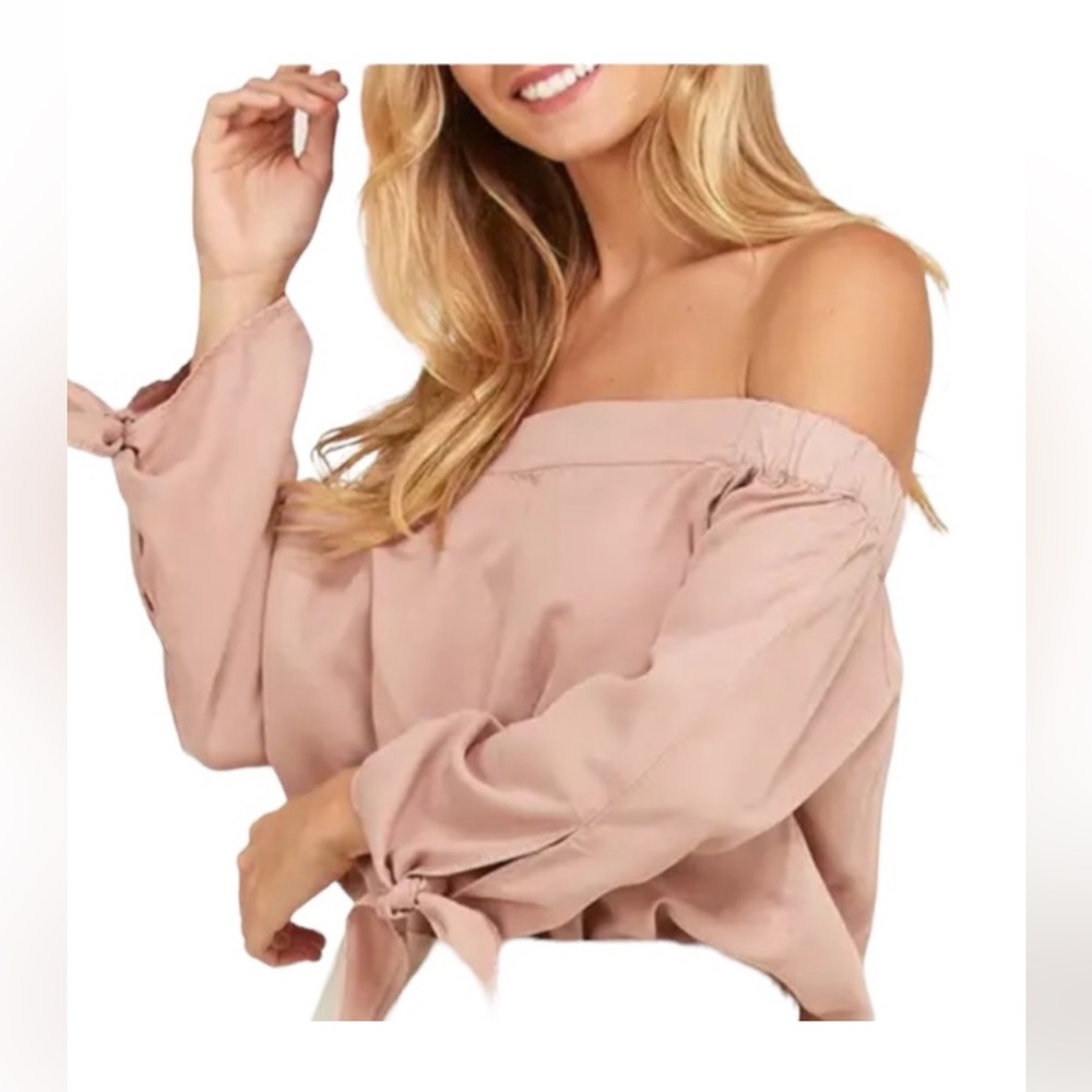 NWT Wishlist Apparel Off the Shoulder Blouse
